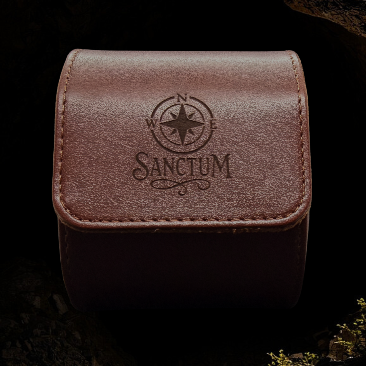 Signature Leather Watch Travel Case