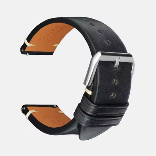 Vintage Black Leather Strap