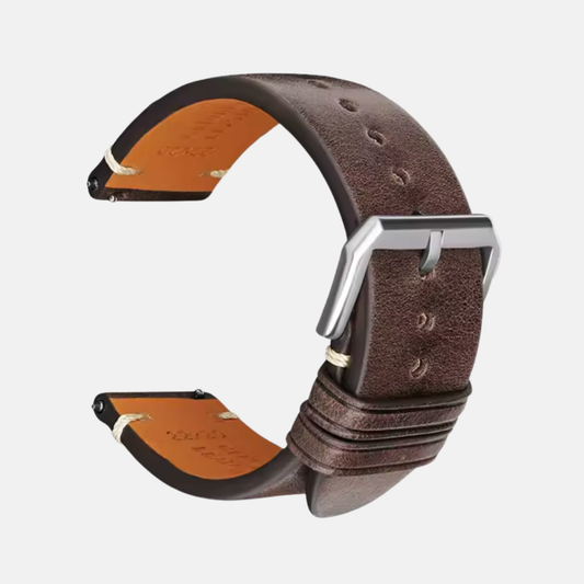 Espresso Watch Leather Strap